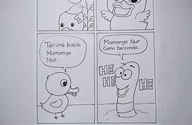 Gambar Komik Anime Simple 4 Kotak